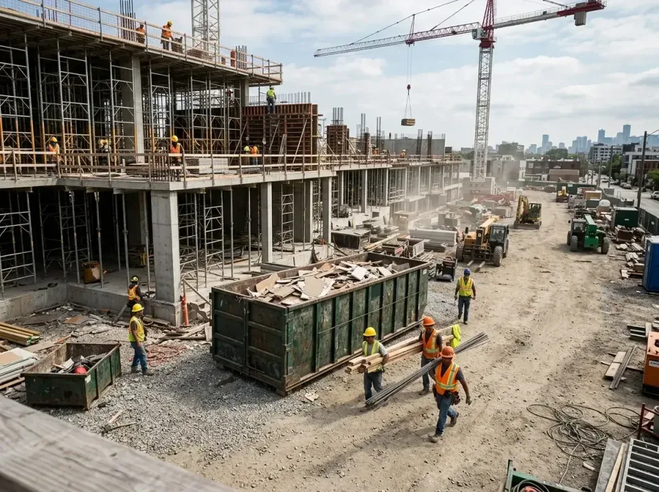 commercial-construction-site-w-002 — frequently asked questions, Low Cost Construction Dumpster Rental in Palmview South, TX